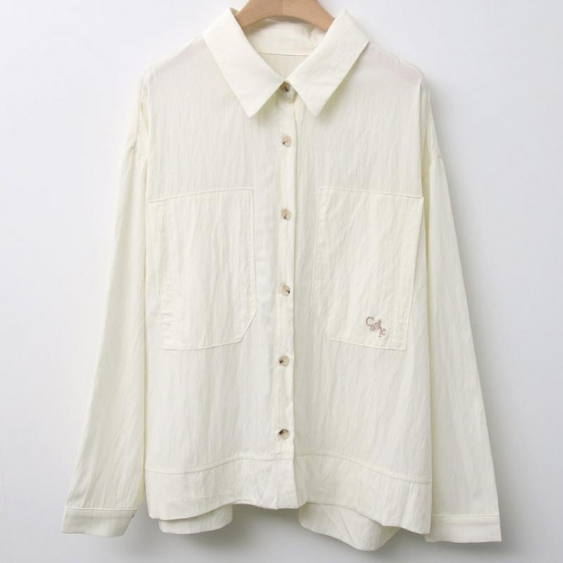Shop Women Collar Neck Basic Blouse Green Dgb Wbl 4122