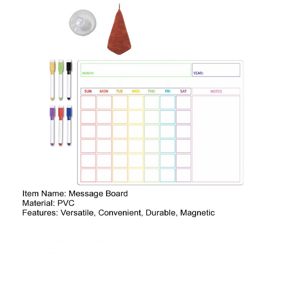 1 комплект 40,6*30,5 см магнитная доска для записей на холодильник стираемая поверхность для письма еженедельный планировщик рецепты доска для записей дома кухня