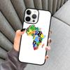 Чехол для телефона Карта Африки Для iPhone 17 Air 16 16e 15 13 14 Pro Max 11 12 Plus 2022 MAX Защитный чехол coque