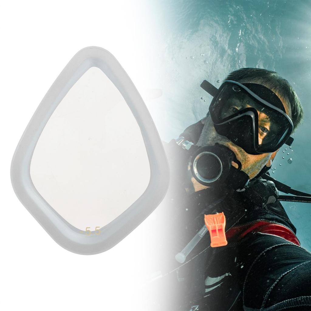 Очки для дайвинга с линзами для близорукости Прозрачные для мужчин, женщин, взрослых для подводных занятий