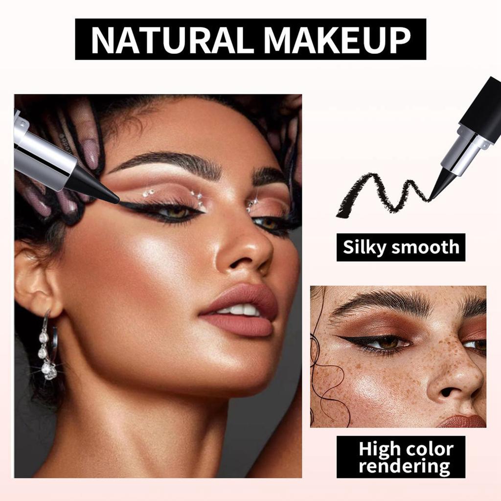 Стойкая водостойкая быстросохнущая косметика для глаз с черным холодным наконечником, легко контролировать толщину.