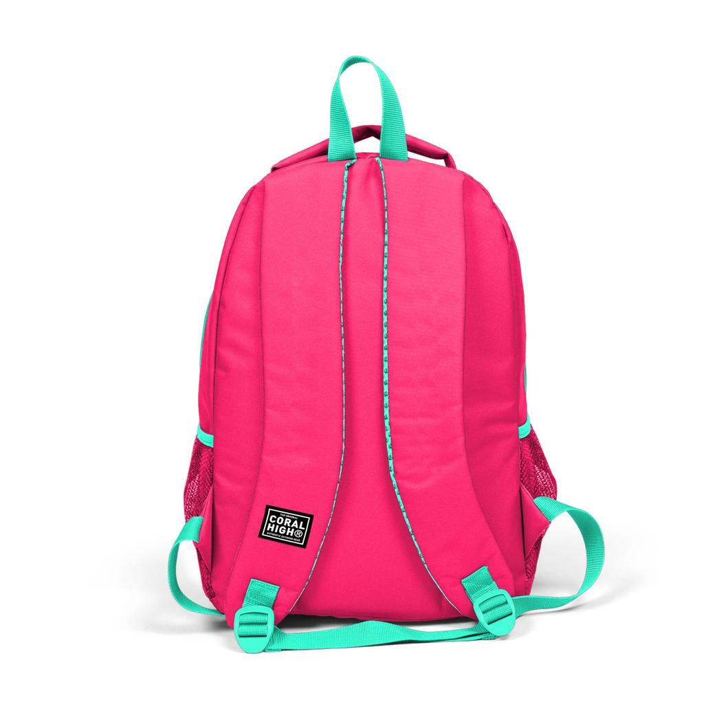 Школьный рюкзак Coral High Kids Neon Coral Water Green с рисунком фламинго 14377
