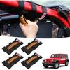 GAIZON 4 шт. Ручки для захвата Паракорд Дуга безопасности Для Jeep Wrangler Аксессуары CJ YJ TJ JL JK LJ JLU JKU Sahara Freedom Rubicon, Gladiator JT 1955-