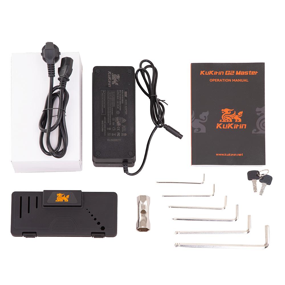 Электросамокат для взрослых Kukirin G2 Master 1000Втx2 Двухмоторный Электросамокат Складной Максимальная скорость 60 км/ч 52В 20.8Ач Запас хода 70 км Нагрузка 120 кг Черный