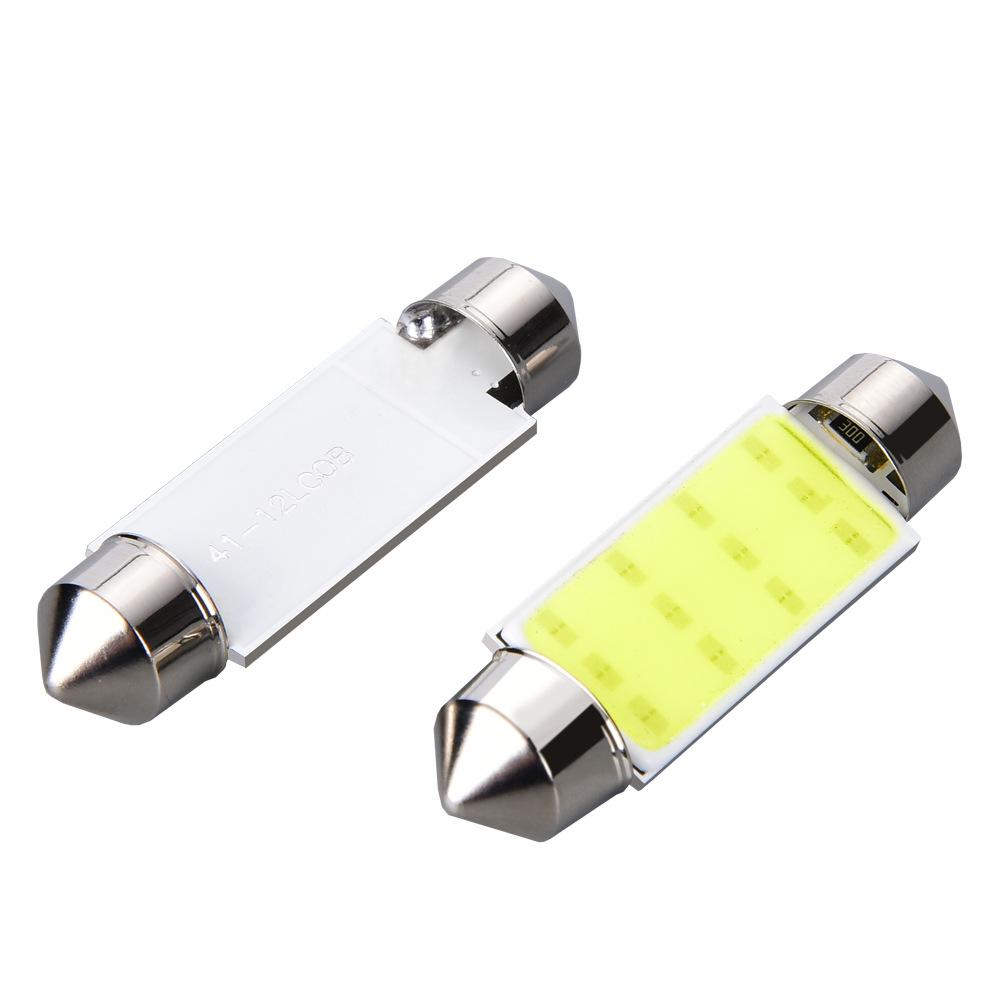 10 шт. 31 мм 36 мм 39 мм 41 мм автомобиль COB интерьер автомобиля светодиодные лампы лампы внутренние купольные светильники пластина
