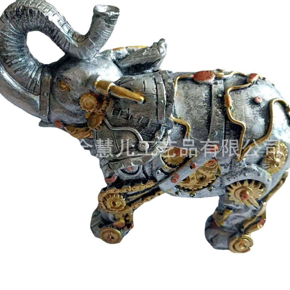 Mechanical Punk Dog Resin Crafts Tabletop Window Decoration Gardening Decoration