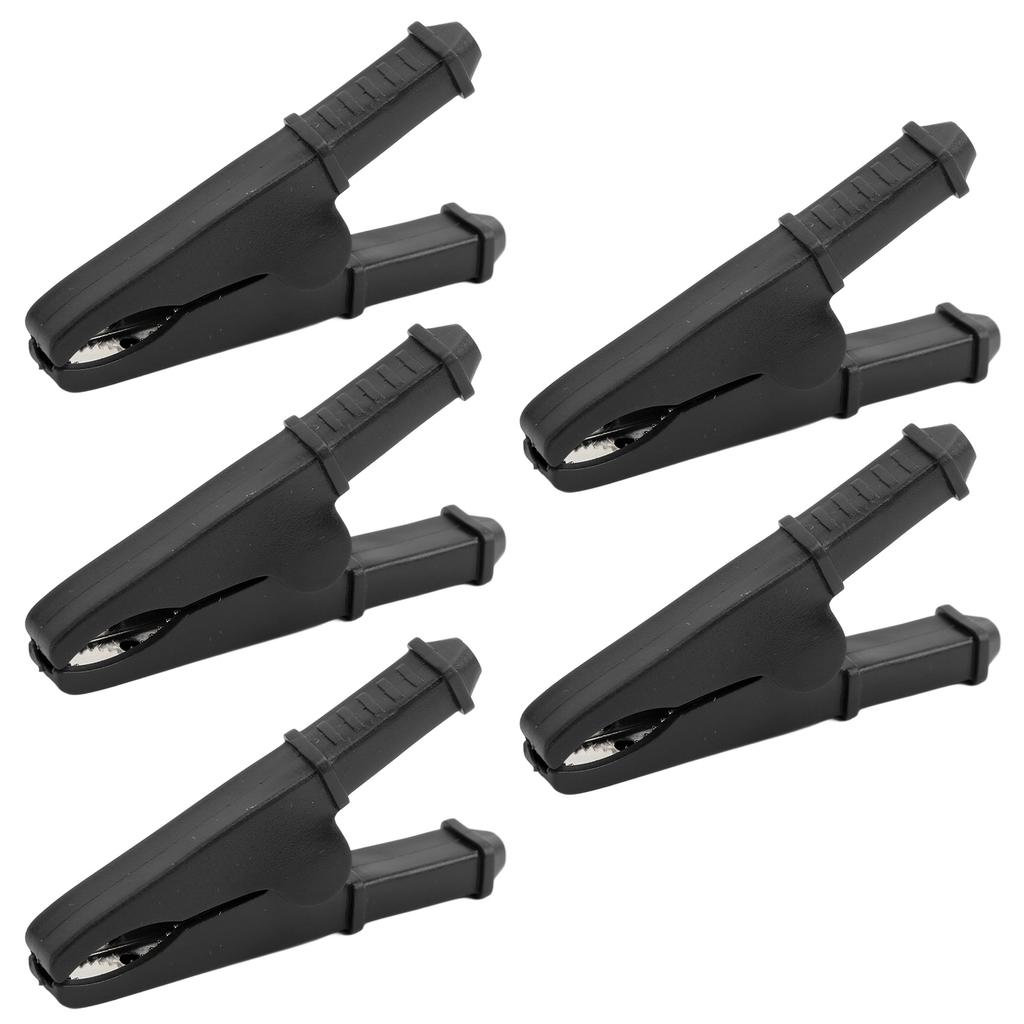 5Pcs Power Test Clip Good Electrical Conductivity Corrosion Resistance Electrical   Test Clamp Clips for Electronic