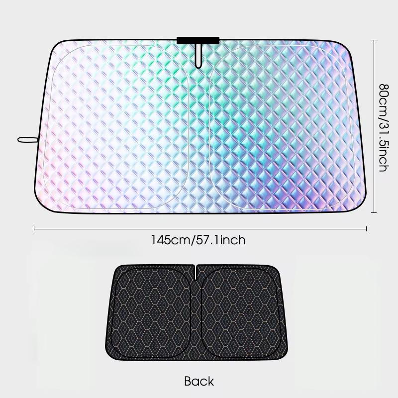 Thicken Car Windshield Sunshade Foldable Front Window Uv Reflective Sun Shade Cover Heat Insulation Protection For AutoWindshield Sunshades 1