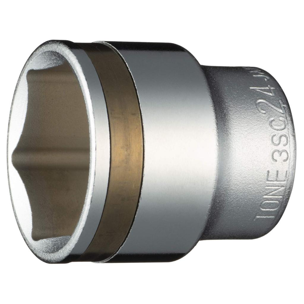 TONE Nut Catch Socket Drive Angle Width Across Flats 24mm (hexagonal) 3SC-24 9.5mm (3/8")