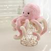 2Sizes Lovely Simulation Octopus Pendant Plush Toy Soft Stuffed Animal Kawaii Octopus Dolls Home Accessories Cute Doll Children