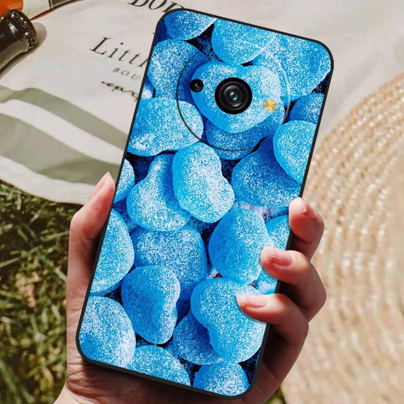 Чехлы для Oukitel C59 Pro Мягкий чехол Милый принт с кошкой Силиконовый чехол для Oukitel C59 Pro Чехол Oukitel C59Pro Полностью защитный Funda