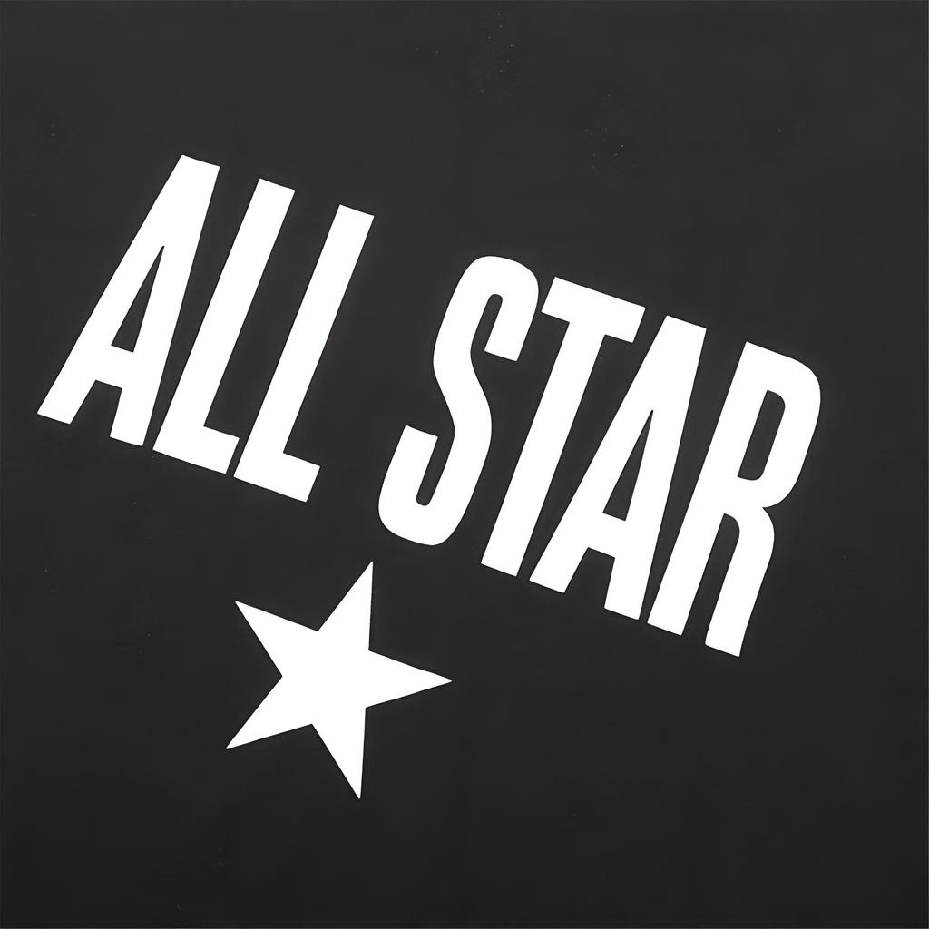 Converse Футболка с втачным рукавом женская черная 10020932-A02
