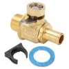 Клапан слива моторного масла F110N с зажимным рычагом LC-10 3/8-18 NPT Латунный Однокасательное управление для фургона, автомобиля, легкого грузовика