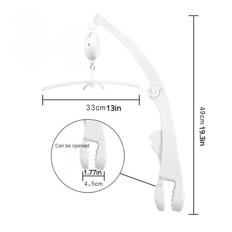 Кронштейн для колокольчика для кроватки Зажимной кронштейн, аксессуары для детских игрушек Кронштейн для колокольчика для кроватки