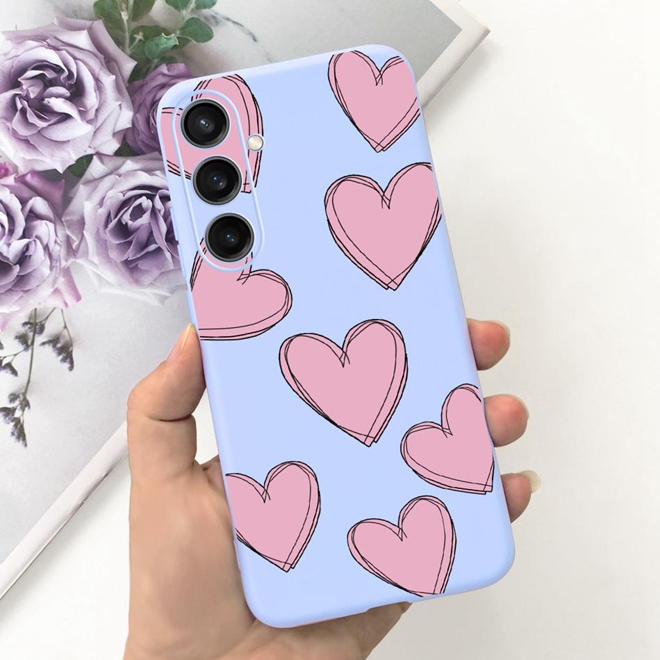 For Samsung Galaxy S23 FE Fashion Sunflower Butterfly Painted Case For Samsung S23FE 5G S 23fe SM-S711B Soft Silicon Jelly Cases