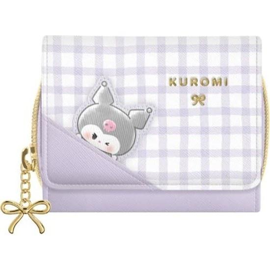 Crux Sanrio Marumocchi Трехстворчатый кошелек Kuromi 132268