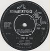 7-дюймовая пластинка KENNY LYNCH Ill Stay By You POP1430 His Masters Vo 1965 UK SoulFunk Б/у