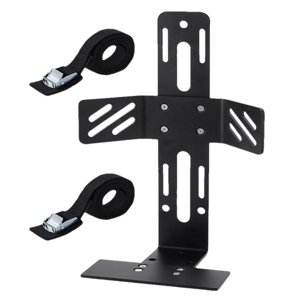 Landscaping Trailer Water Cooler Rack 5 Gallon Steel Water Cooler Holder Mount Bracket Jug Holder for Trailers Truck Utv Mowers