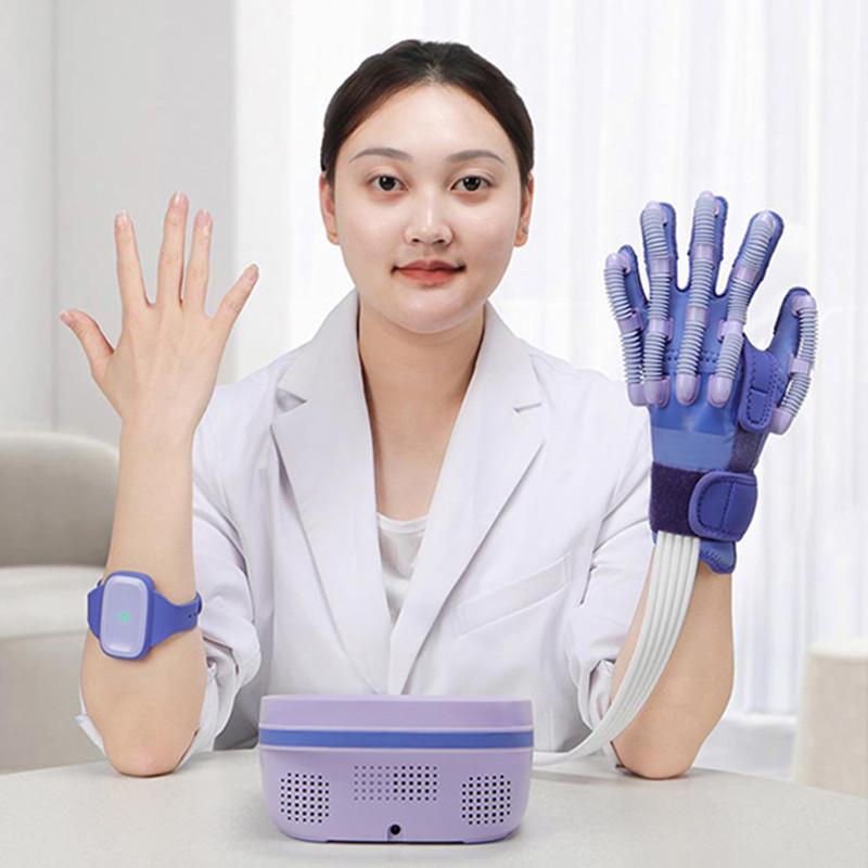 Профессиональные интеллектуальные тренировочные роботизированные перчатки для реабилитации с голосовыми подсказками, реабилитационное устройство, тренажер для пальцев, массажер для рук