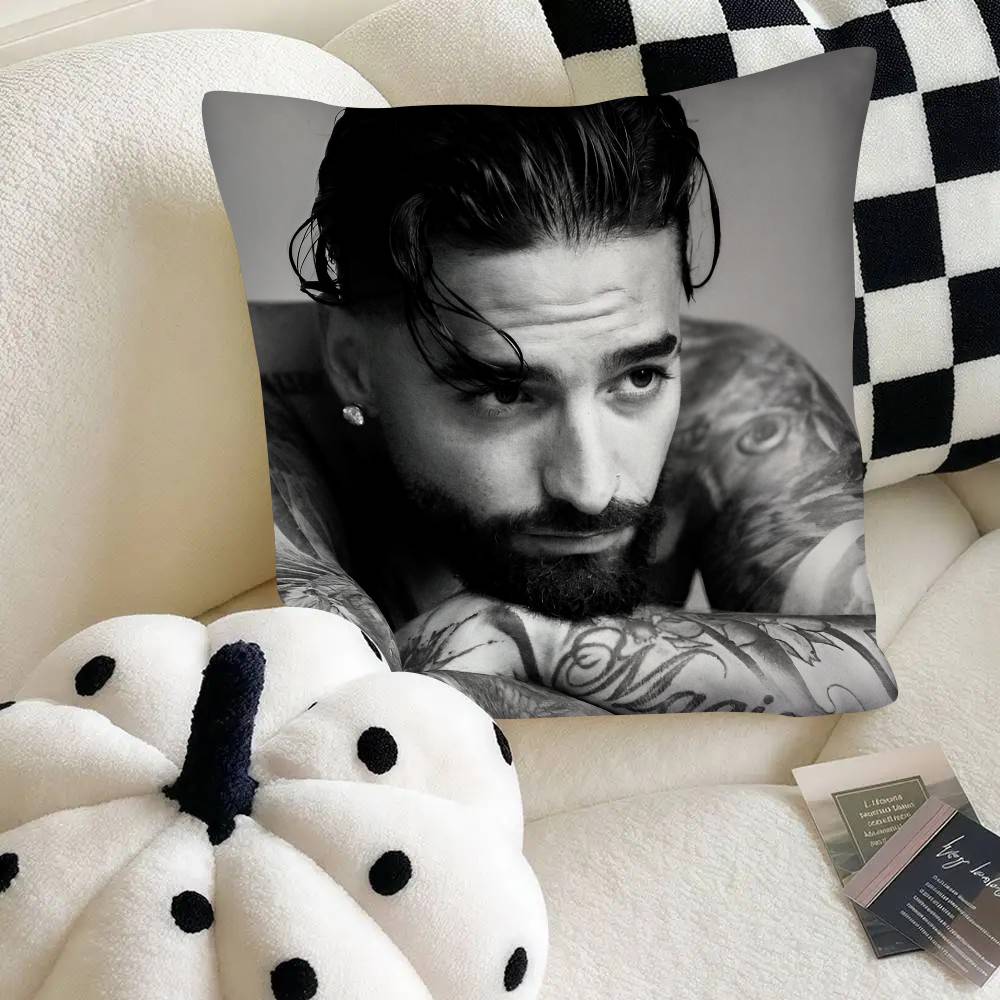 Classic Singer MMaluma Muisc Pillow Case Fashion Square Pillowcase Bedroom Sofa Room Ins Decoration Leisure