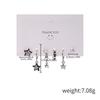 3 пары изысканных готических минималистичных висячих сережек для женщин и девочек, винтажные геометрические серьги-подвески, ювелирные аксессуары, подарки