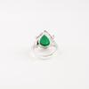 Green Onyx Gemstone 925 Sterling Silver Jewelry Handmade Women's Ring For Gift RR-57-17