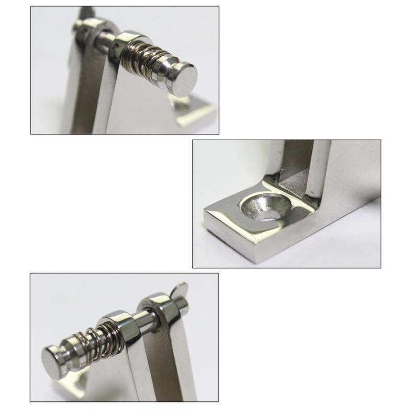 Прямое крепление на палубе из нержавеющей стали с быстросъемным штифтом. Простая установка. Подходит для навеса или навеса.