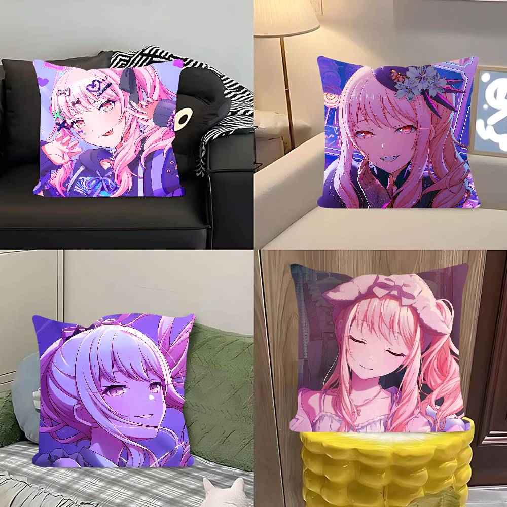 Акияма Мизуки Аниме Наволочка Съемная Моющаяся Наволочка – Всесезонный Мягкий Лен