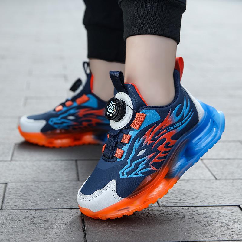Spring Boys Boys Shoes Sports Shoes Sports Kids Boys Spring and Autumn New Boys Sports Spin