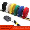 5m/roll Cable Ties Reusable Loop Bundle Self Adhesive Fastener DIY Accessories Nylon Strap Organizer Clip Wire Holder Management