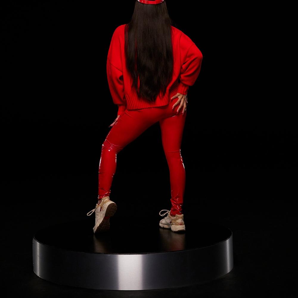 adidas Укороченный свитер-водолазка унисекс X IVY PARK с 3 полосками и рубчатой отделкой Красный HH7299