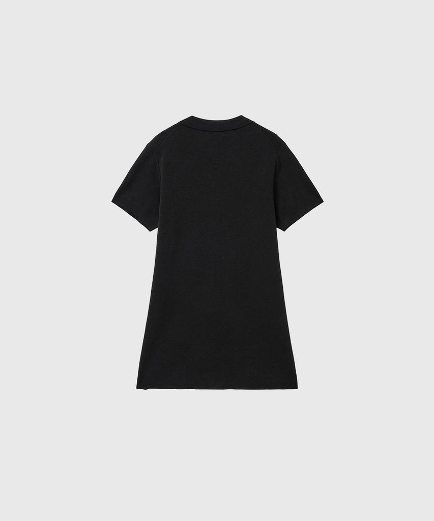 General Idea Layered Collar Easy Dress [Black] / Gf2Lop510