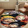Ninja Team Adventure Round Rug for Livingroom,Bedroom, Palyroom, Chair Rug, Area rug, Circle Carpet, Large Size Fan Christmas gift