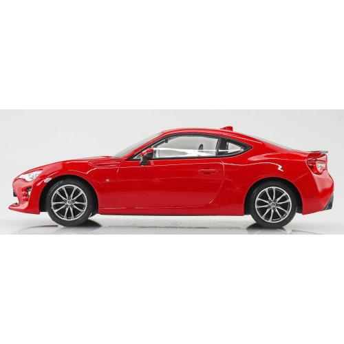 Aoshima Bunka Kyozai 1/32 Scale Rakupla Snap Kit No.08-PR Toyota 86 Pure Red Pre-Colored Plastic Model Kit (Automobile)