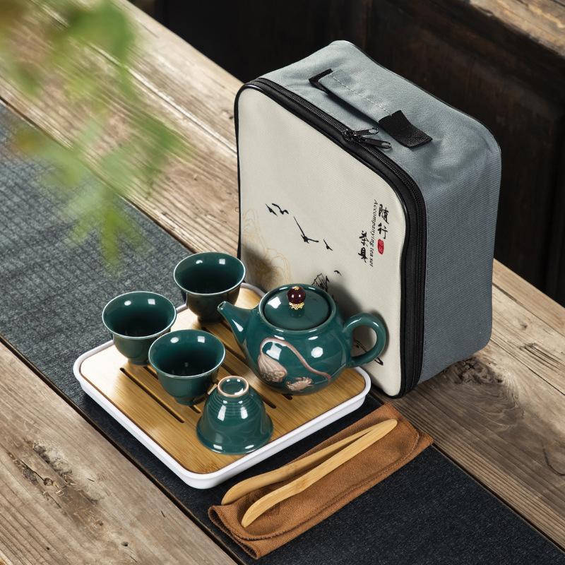 Печать бизнес-подарков креативный дорожный чайный набор керамический набор практичные подарки на открытие компании недорогие подарки клиентам