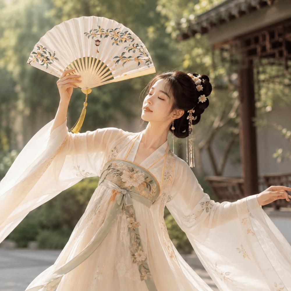 Chinese Style Hand Fan Collapsible Dance Fan Portable Folding Handheld Fan Party