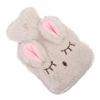 Hot Water Bottle Explosion Proof Prevent Scald Detachable Rabbit Pattern Plush Cover Hot Water Bag