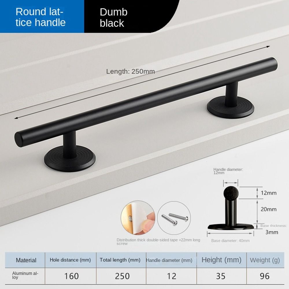 Aluminium Alloy Door Handle Hardware Door Handlebar Fashion Door Knob Cabinet