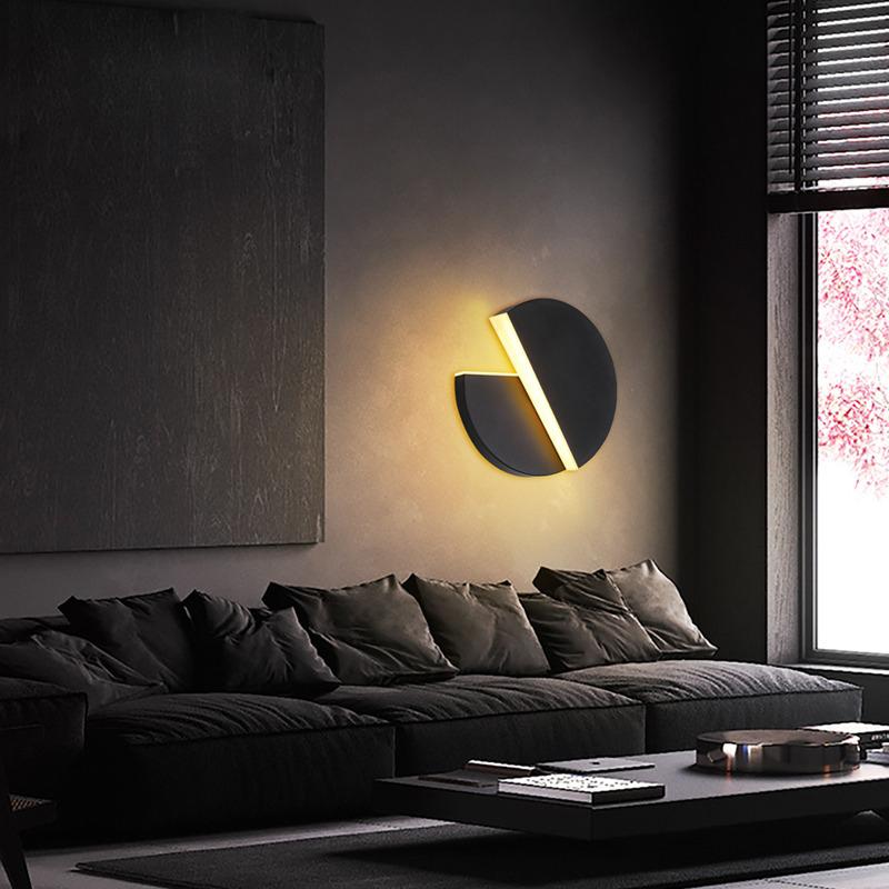 Поворот настенных светильников Спальня Диваны Гостиная Настенная аппликация Домашнее освещение Прикроватный светильник Крепление для интерьера Настенный светильник