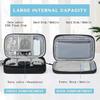 New Travel Organizer Bag Cable Storage Organizers Pouch Carry Case Portable Waterproof Double Layers Storage Bags Cable Cord
