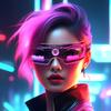 LED Glasses 7 Color 12 Modes Cyberpunk Eyeglasses Flashing Light Up Eyewear for Halloween Cosplay Party Bar