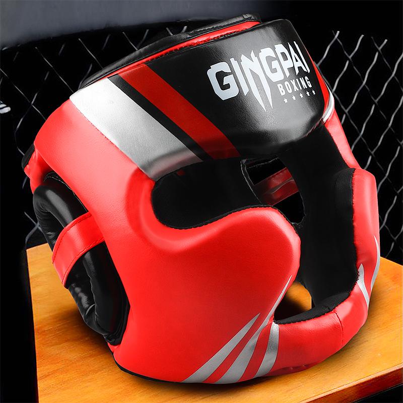 For Full-Covered ABS Material Kickboxing Muay Thai Helmets Adult Child Safety Training Headgear Promotional Protector Boxing