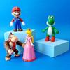 12 шт./комплект Фигурки персонажей Super Mario Bros из ПВХ Игрушки Куклы Набор моделей Луиджи Йоши Донки Конг Гриб Праздничные подарки