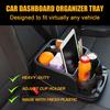 Маленький центральный консольный органайзер для автомобильной консоли с подстаканником, универсальный ящик для хранения на заднем сиденье для iPad, смартфона, монет, книги