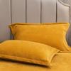 2pcs/set 48x74cm Pure Color Velvet Pillow Cases Soft Flannel Comfortable Pillowcase Sleeping Pillow Cover