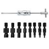 9-Piece Blind Inner Bearing Puller Set with Slide Hammer, Internal Tool Kit for 8-32mm Bearings (Inner Bearing Puller)