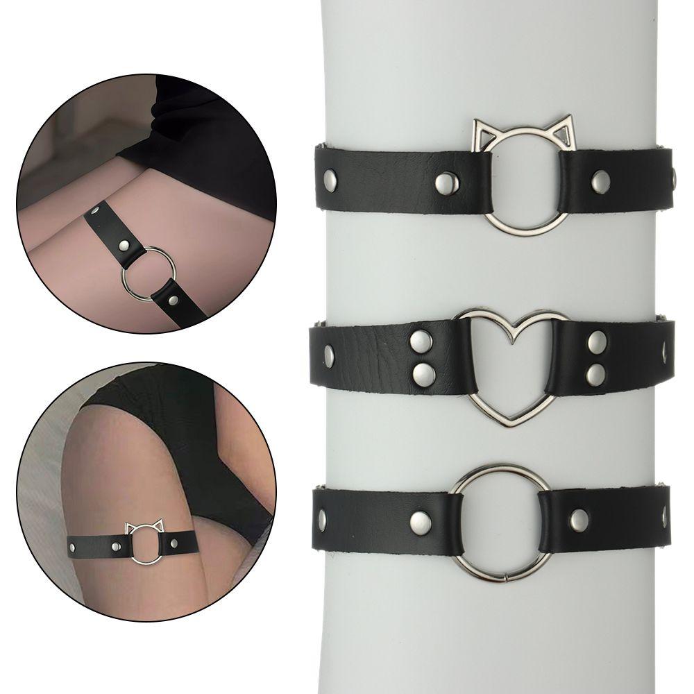 Intimates Clothes Matching Harness Garter Belts Cat Leg Chain Cosplay Elastic Thigh Ring Garter