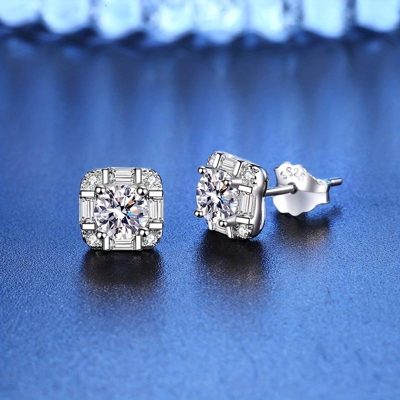 Танциз стерлингового серебра 925 пробы муассанит серьги серьги-капли для женщин подарки на свадьбу