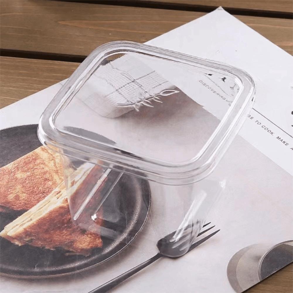 50 шт. Одноразовые коробки для муссовых десертов с крышкой, контейнеры для тортов, прозрачные пластиковые стаканчики, мороженое