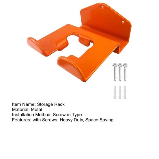 1/2 комплекта настенного крепления для вешалки Weedeater с винтами, прочный, экономящий место, гаражный сарай, триммер для сорняков, инструменты, металлическая стойка для хранения, органайзер, крючок